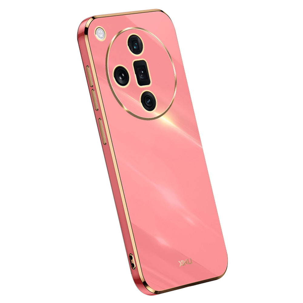 XINLI For Oppo Find X7 5G Case Electroplating Soft TPU Back Phone Cover XINLI For Oppo Find X7 5G Case Electroplating Soft TPU Back Phone Cover